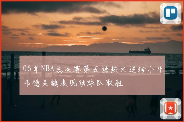 06年NBA总决赛第五场热火逆转小牛韦德关键表现助球队取胜