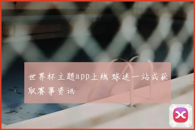 世界杯主题app上线 球迷一站式获取赛事资讯