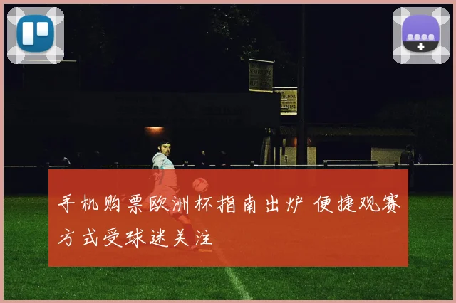 手机购票欧洲杯指南出炉 便捷观赛方式受球迷关注
