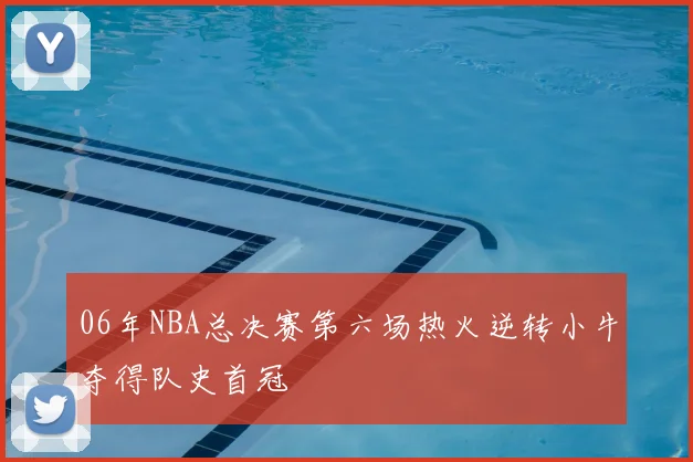 06年NBA总决赛第六场热火逆转小牛夺得队史首冠