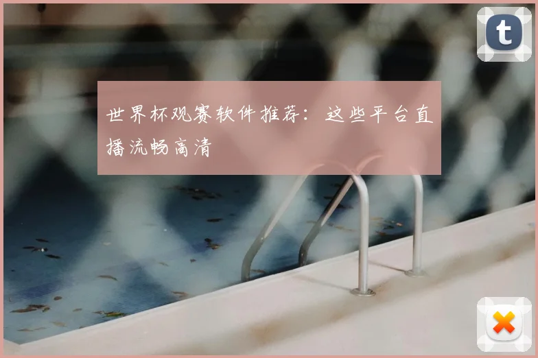 世界杯观赛软件推荐:这些平台直播流畅高清