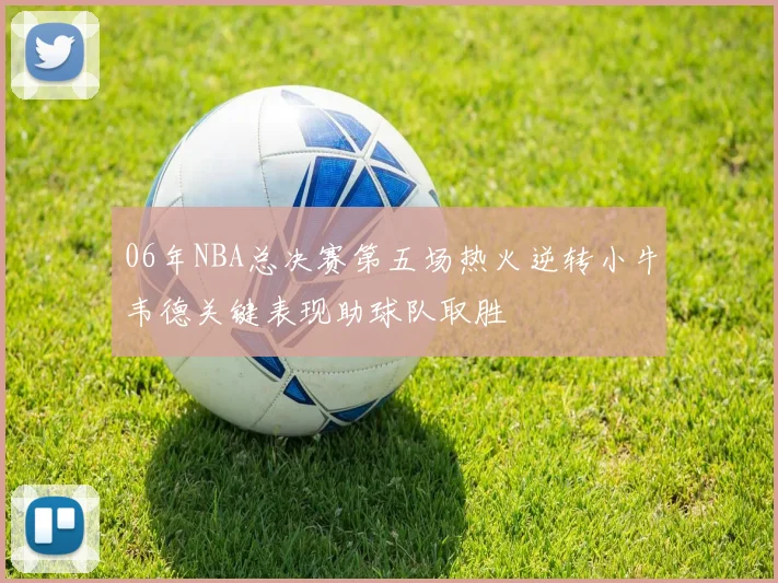 06年NBA总决赛第五场热火逆转小牛韦德关键表现助球队取胜